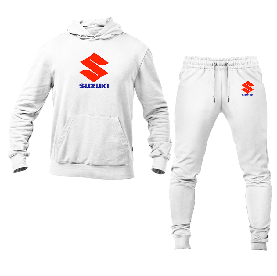 Men's Suzuki Bike Motorcycle Hoodie and Joggers Set