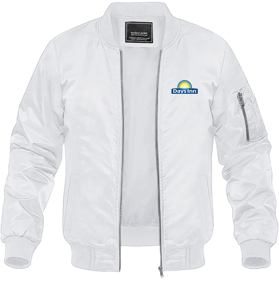 Men's Days Inn Lightweight Bomber Jacket Windbreaker Softshell Varsity Jacket
