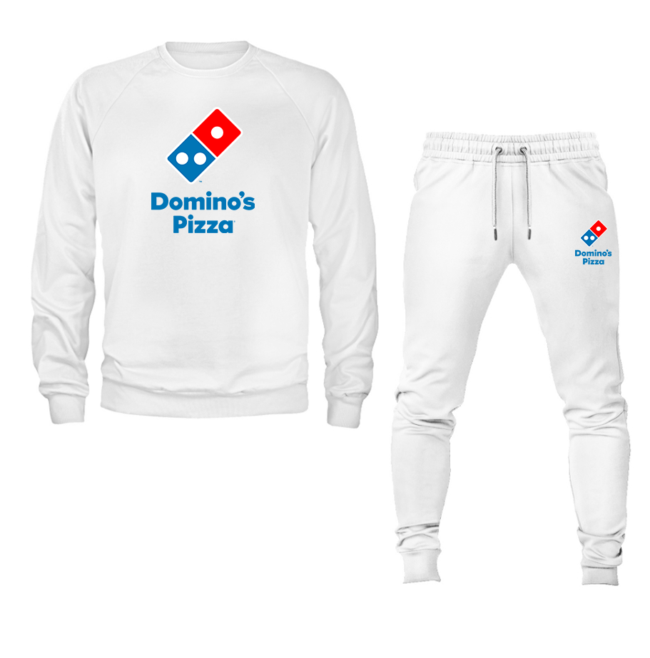 Men's Domino's Pizza Crewneck Sweatshirt Joggers Suit