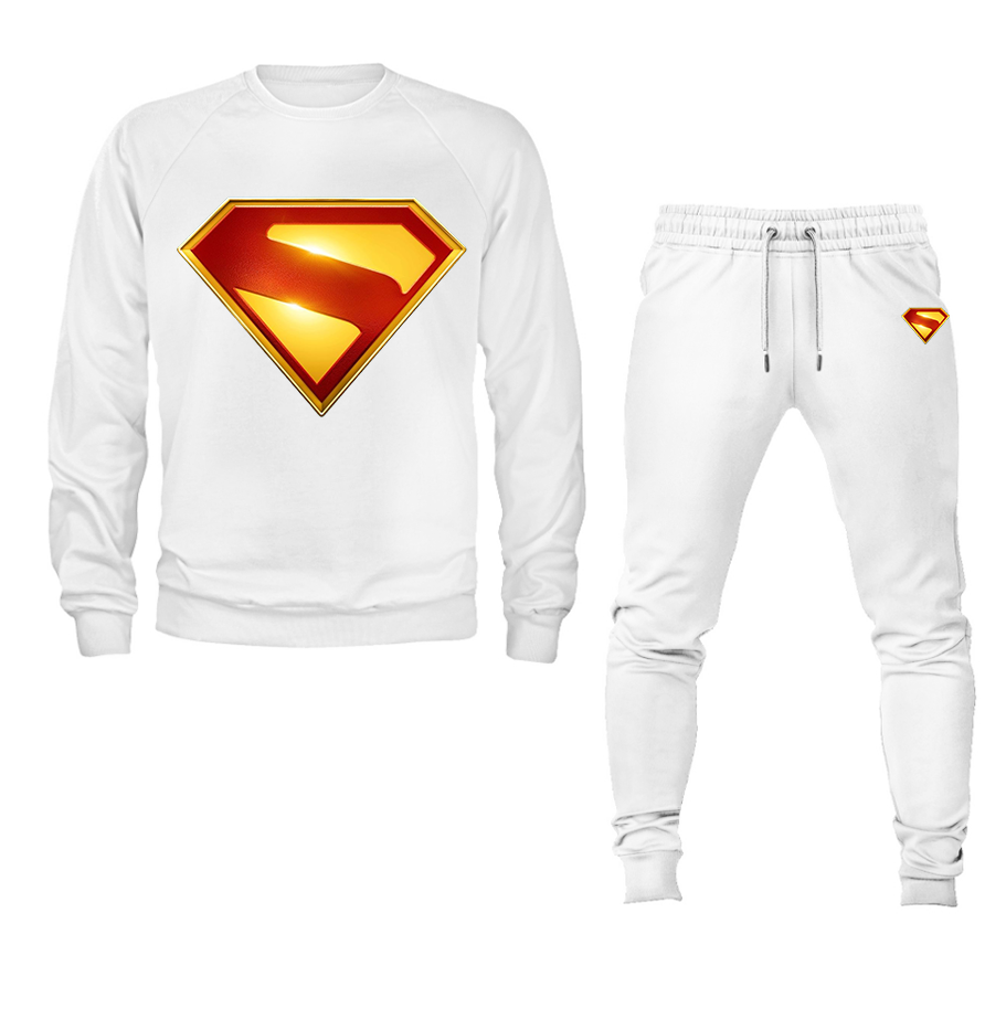 Men's Superman 2025 Crewneck Sweatshirt Joggers Suit – Tee