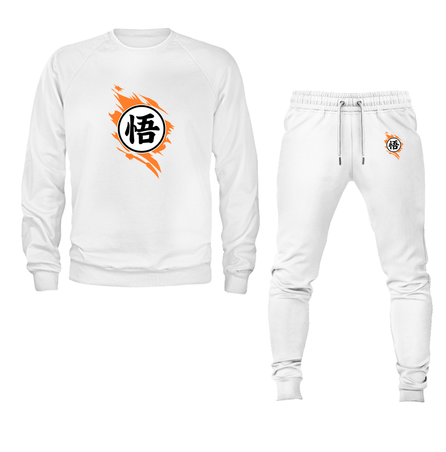 Men's Dragon Ball Z Goku Crewneck Sweatshirt Joggers Suit – Tee