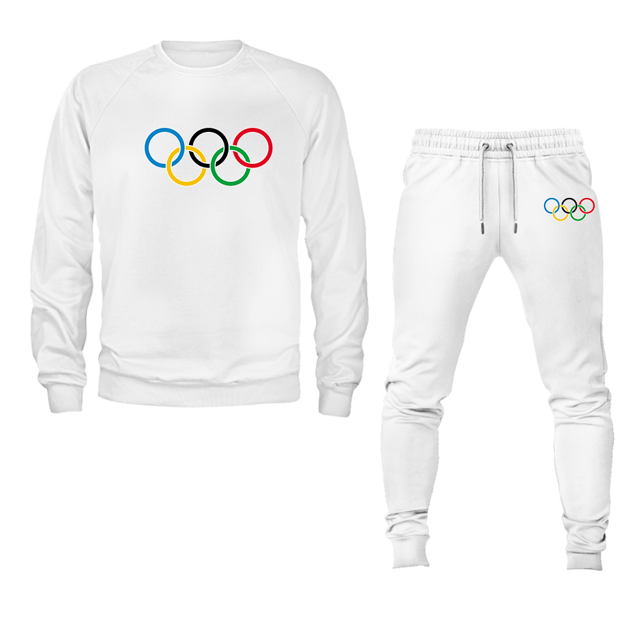 Men's Olympics Rings  Crewneck Sweatshirt Joggers Suit