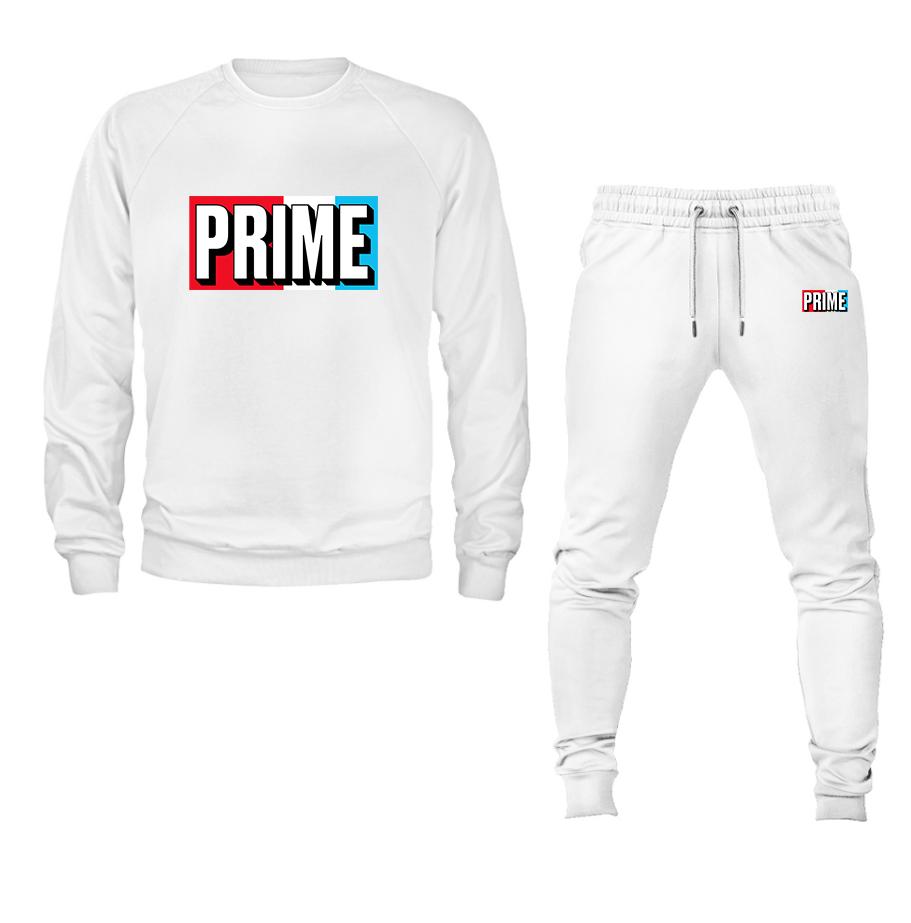 Men's Prime Drink Crewneck Sweatshirt Joggers Suit – Performance Tee