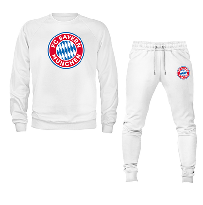 Men's FC Bayern Munich Crewneck Sweatshirt Joggers Suit