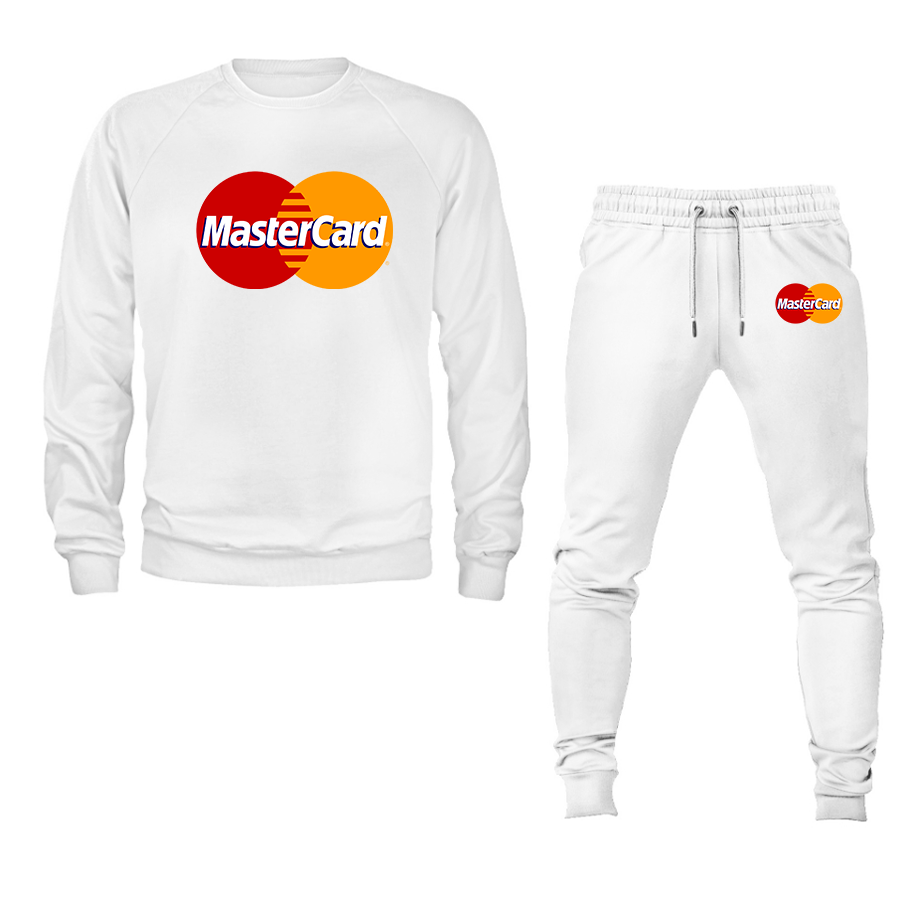 Men's Master Card Crewneck Sweatshirt Joggers Suit