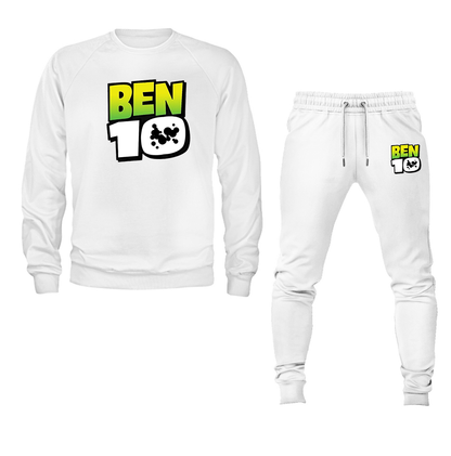 Men's Ben 10 Crewneck Sweatshirt Joggers Suit