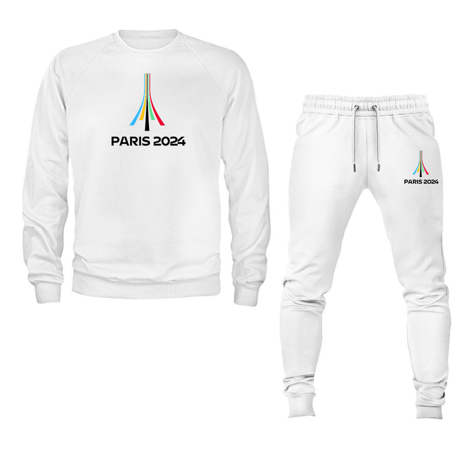 Men's Olympia Paris 2024 Crewneck Sweatshirt Joggers Suit