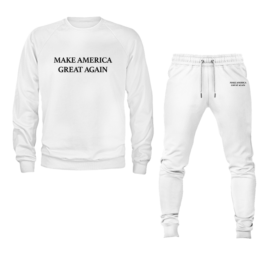 Men's Make America Great Again  Crewneck Sweatshirt Joggers Suit