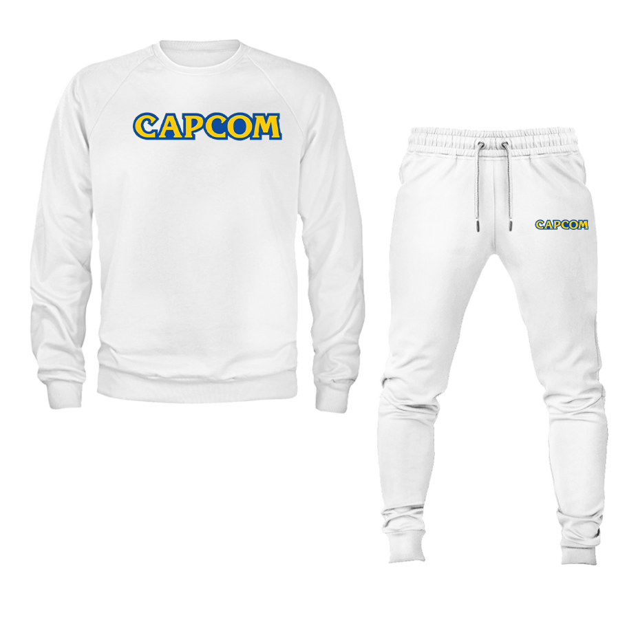 Men's Capcom Crewneck Sweatshirt Joggers Suit