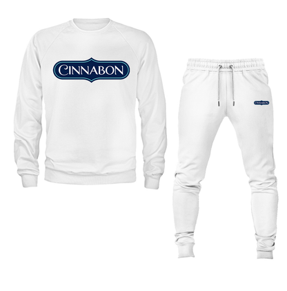 Men's Cinnabon Crewneck Sweatshirt Joggers Suit