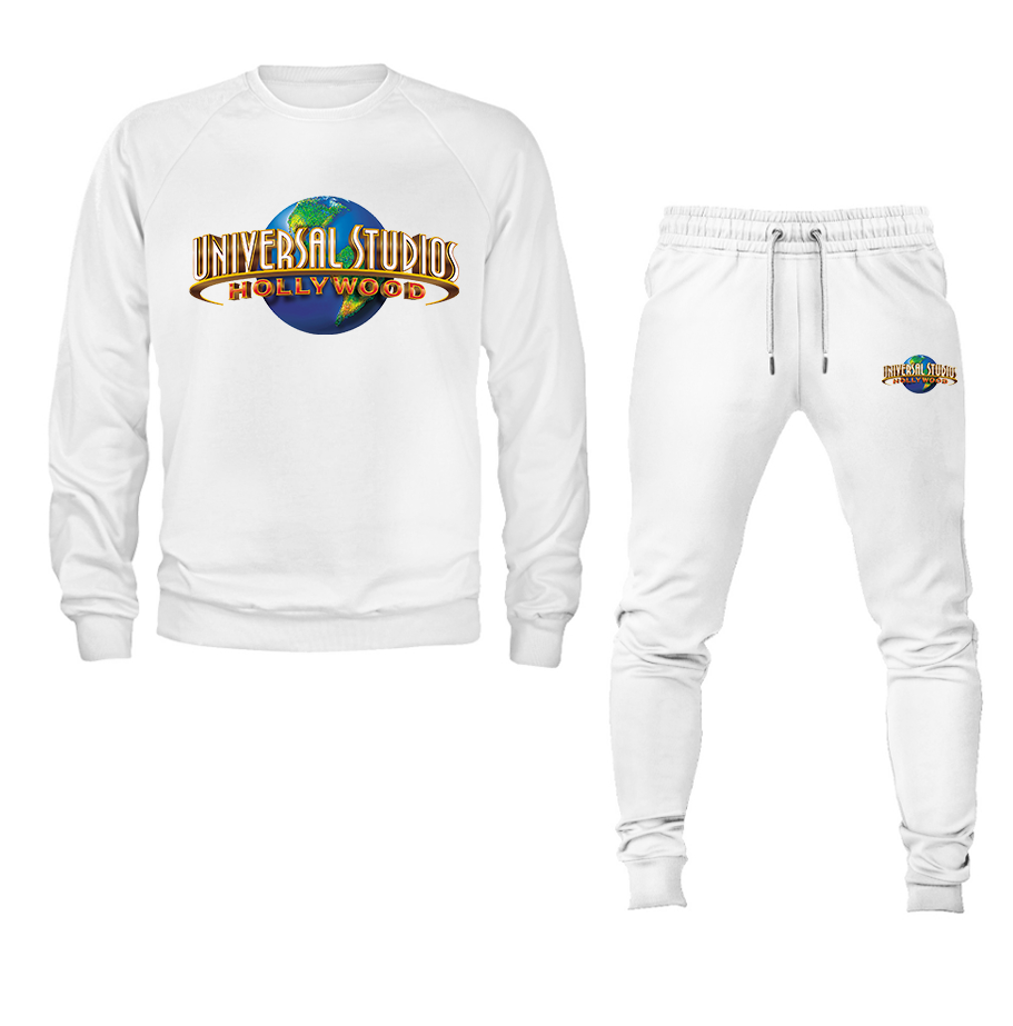 Men's Universal Studio Hollywood Crewneck Sweatshirt Joggers Suit – Tee