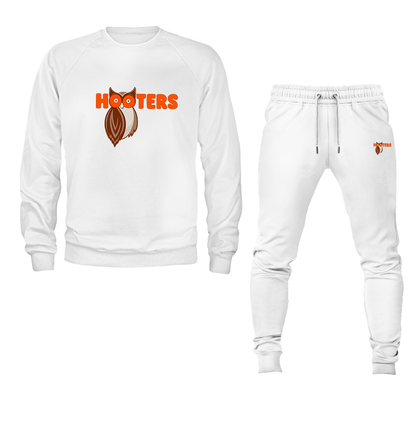 Men's Hooters Crewneck Sweatshirt Joggers Suit