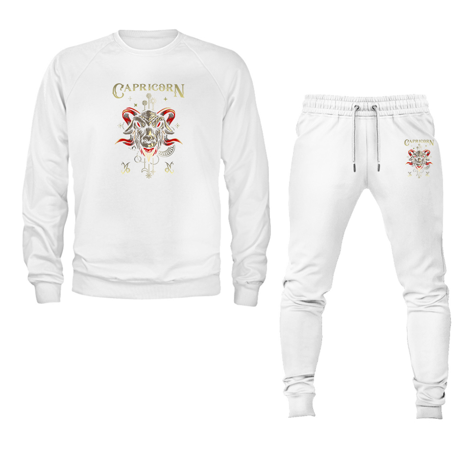 Men's Capricorn Zodiac Crewneck Sweatshirt Joggers Suit