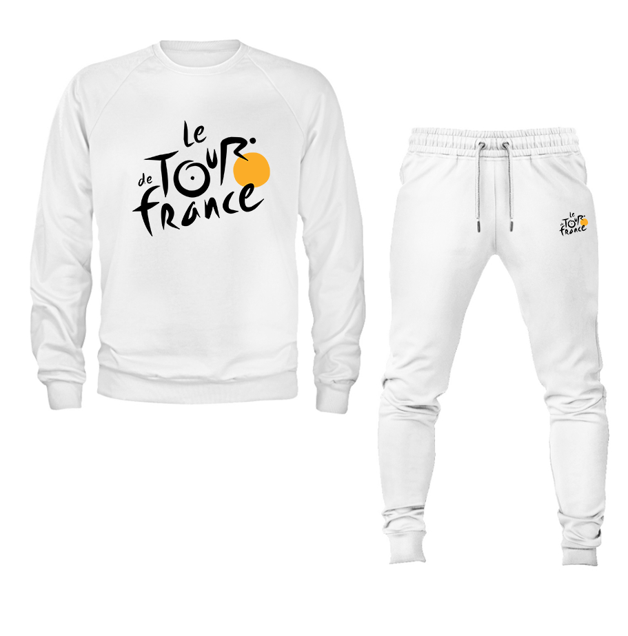 Men's Le Tour De France Crewneck Sweatshirt Joggers Suit