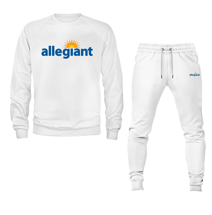 Men's Allegiant Air Crewneck Sweatshirt Joggers Suit