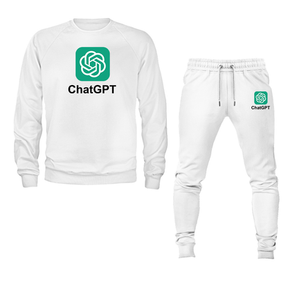 Men's ChatGPT Crewneck Sweatshirt Joggers Suit