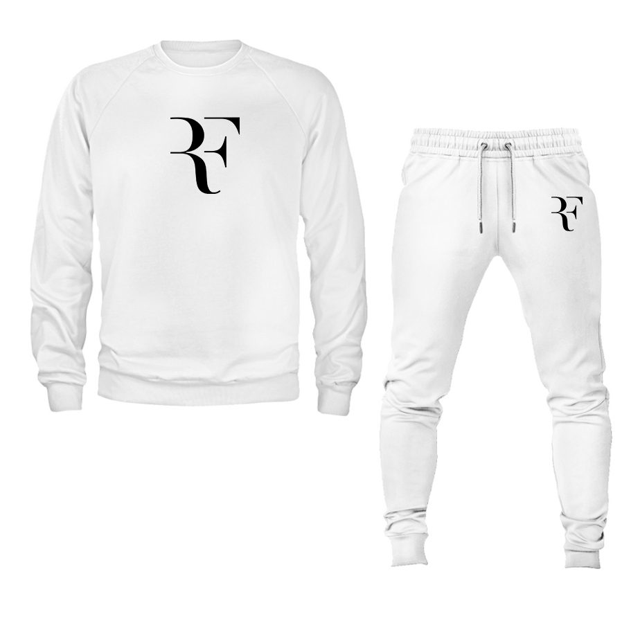Men's Roger Federer Crewneck Sweatshirt Joggers Suit