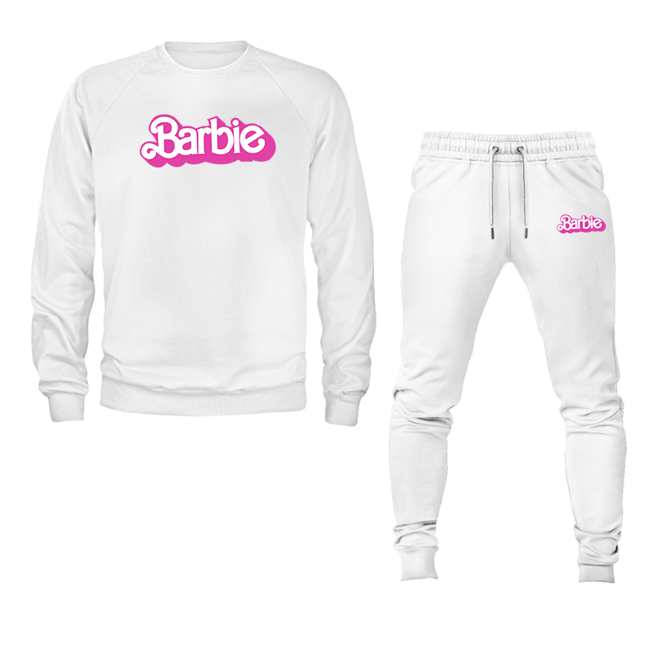 Men's Barbie Crewneck Sweatshirt Joggers Suit