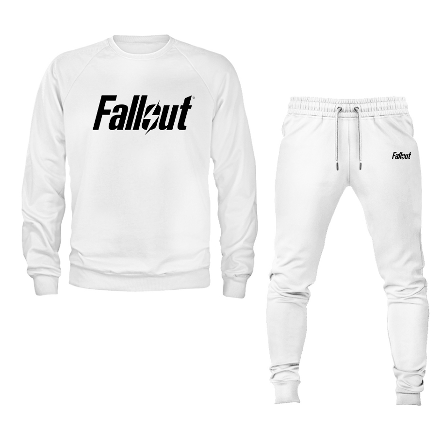 Men's Fallout Crewneck Sweatshirt Joggers Suit – Tee