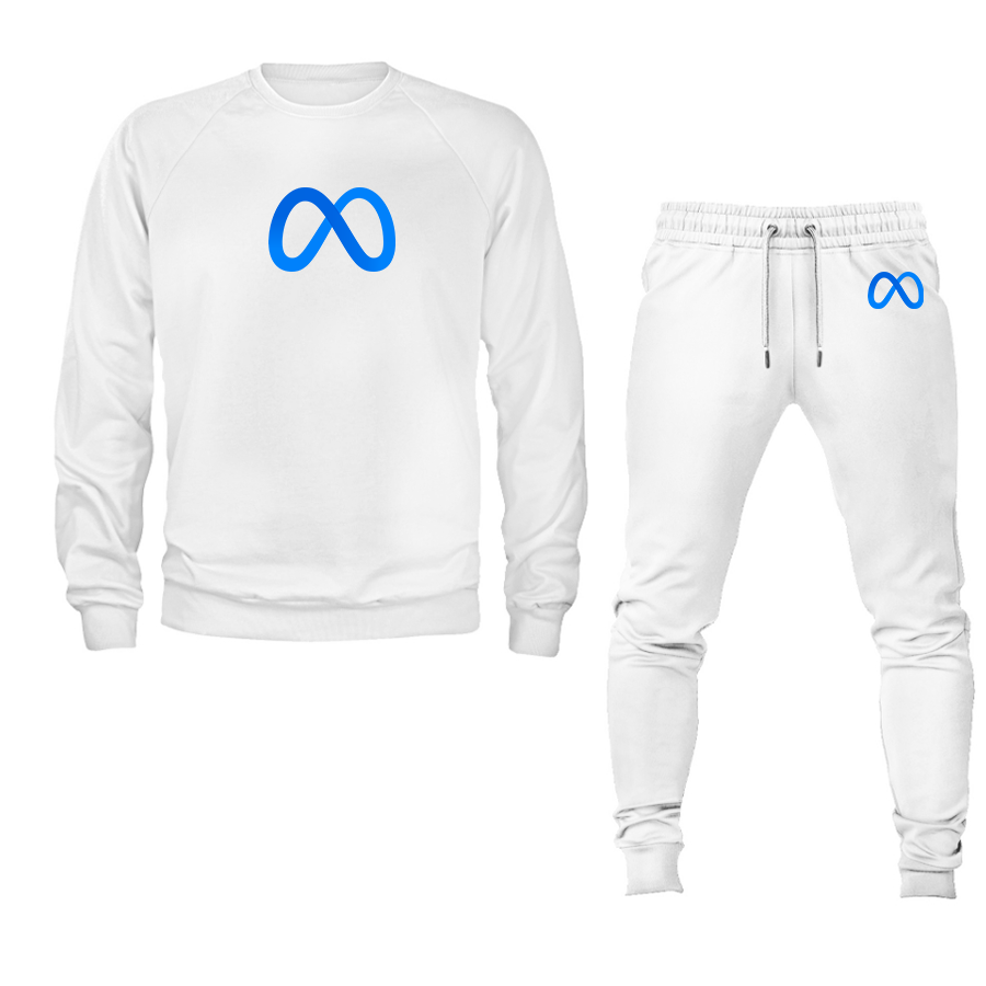 Men's Meta Crewneck Sweatshirt Joggers Suit