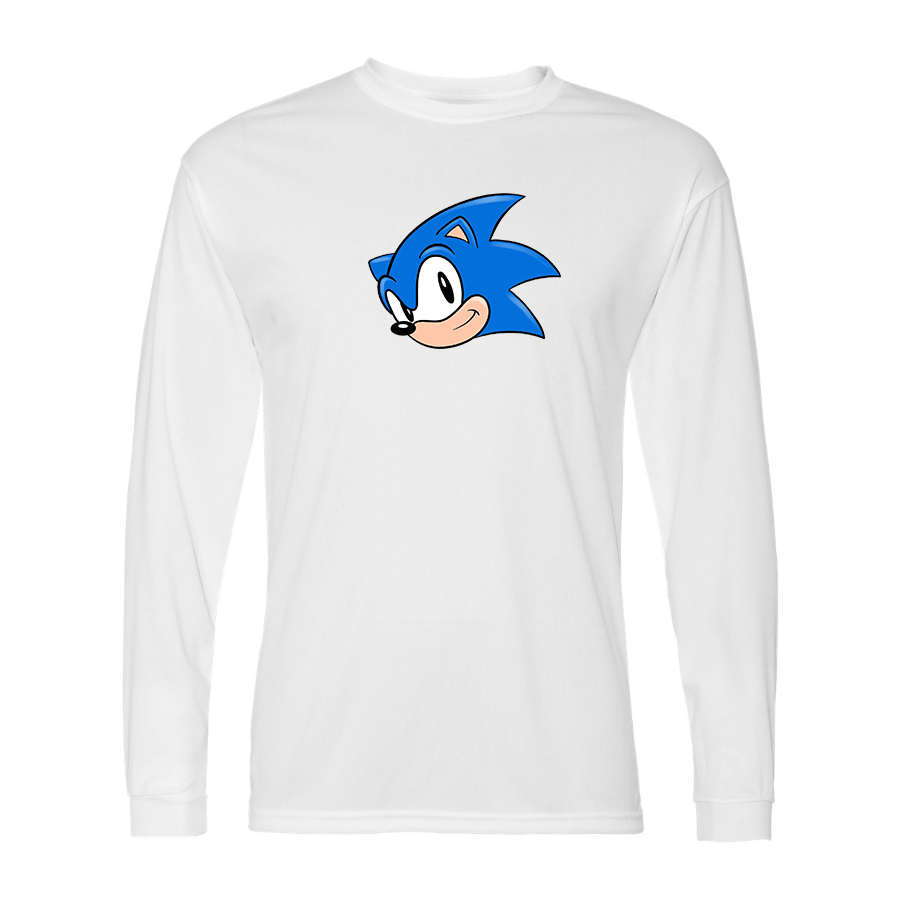 Men's Sonic the Hedgehog Polyester Long Sleeve T-Shirt