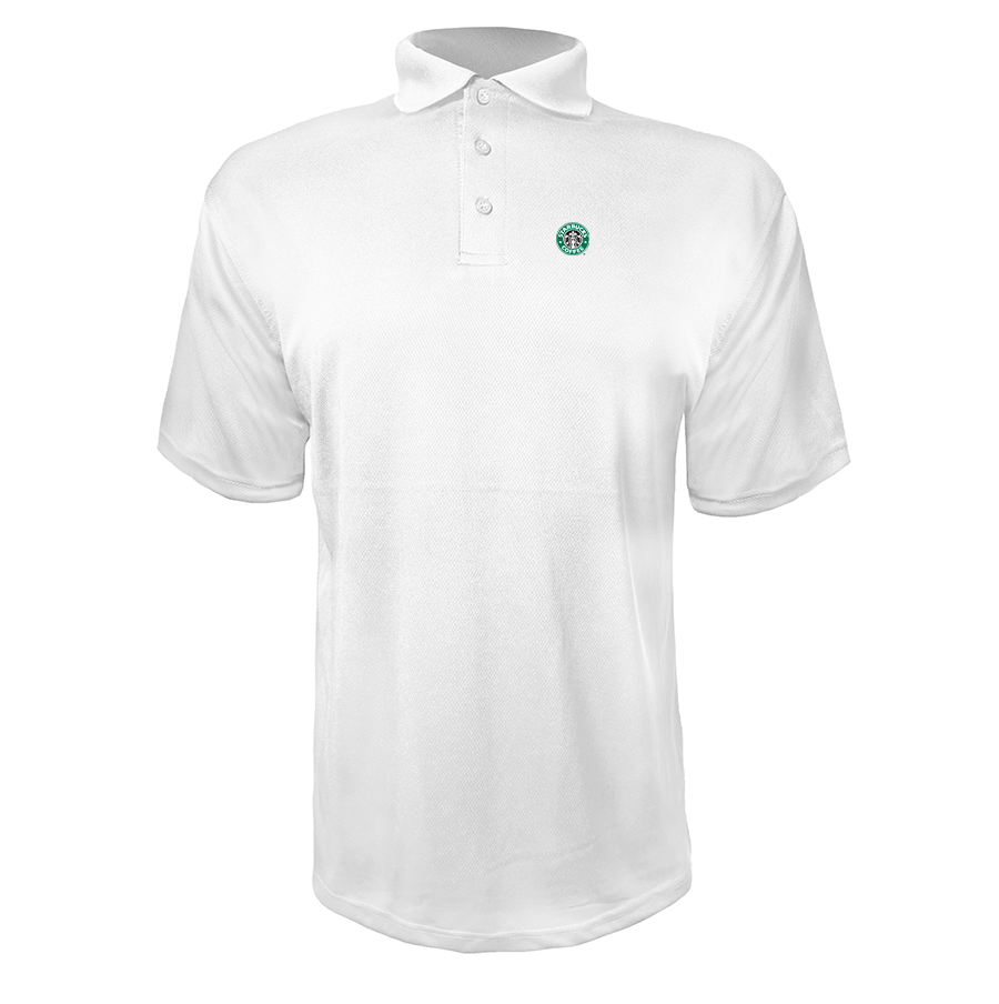 Men's Starbucks Coffee Polyester Polos