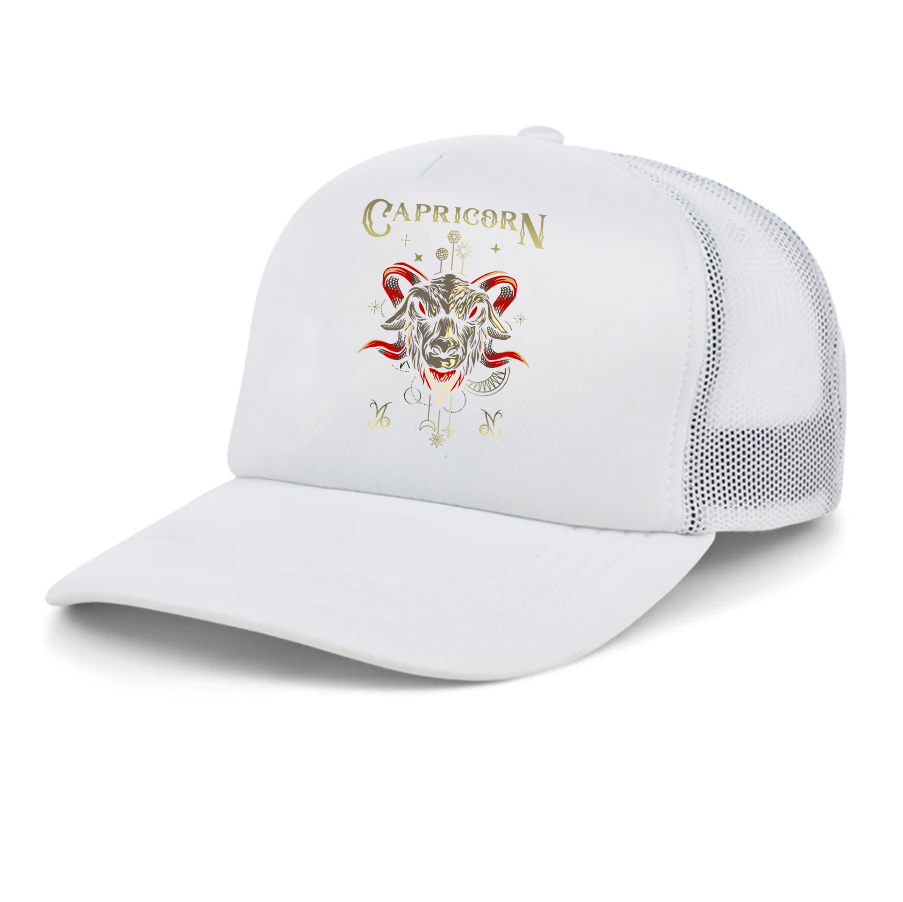 Capricorn Zodiac Trucker Hat