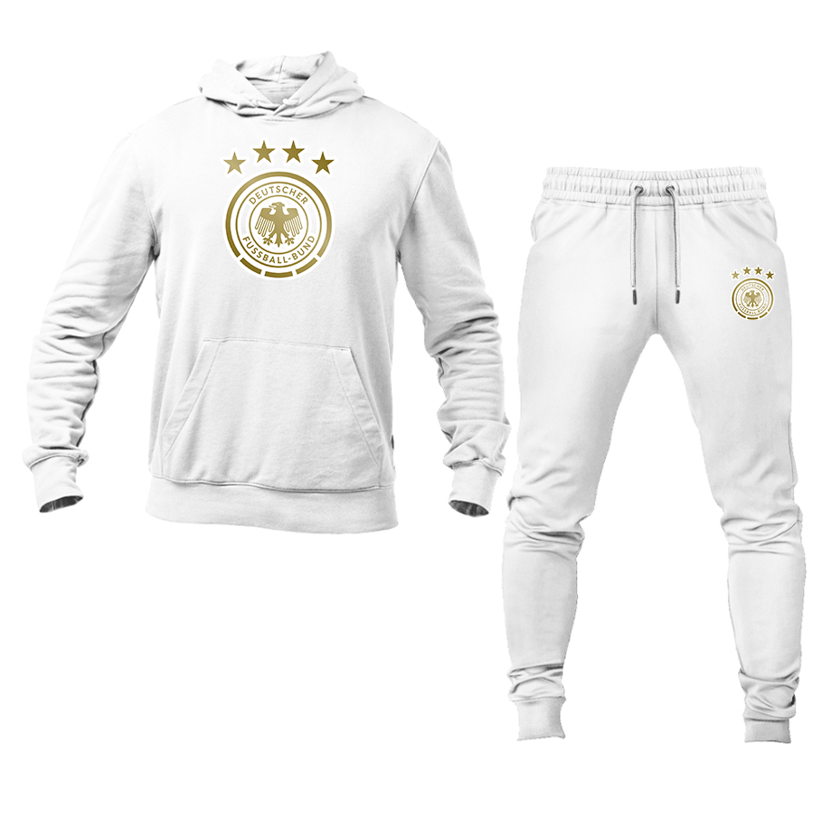 Men's Germany soccer Hoodie and Joggers Set