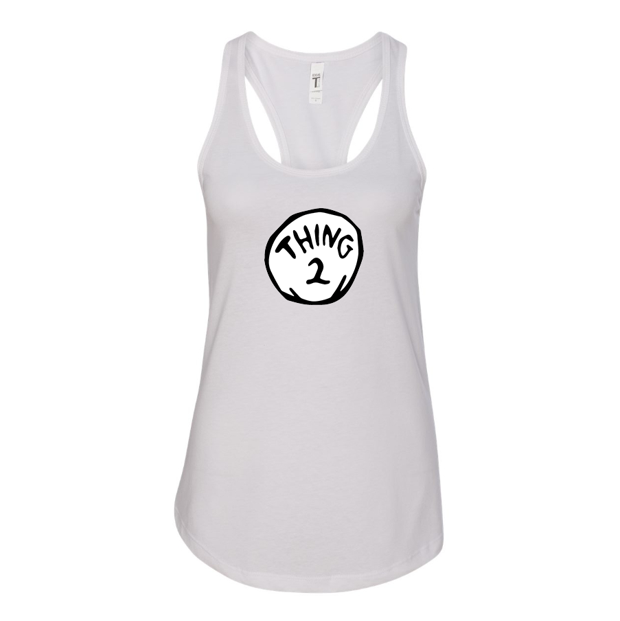 Women's Dr. Suess Thing 2 Racerback Tank Top