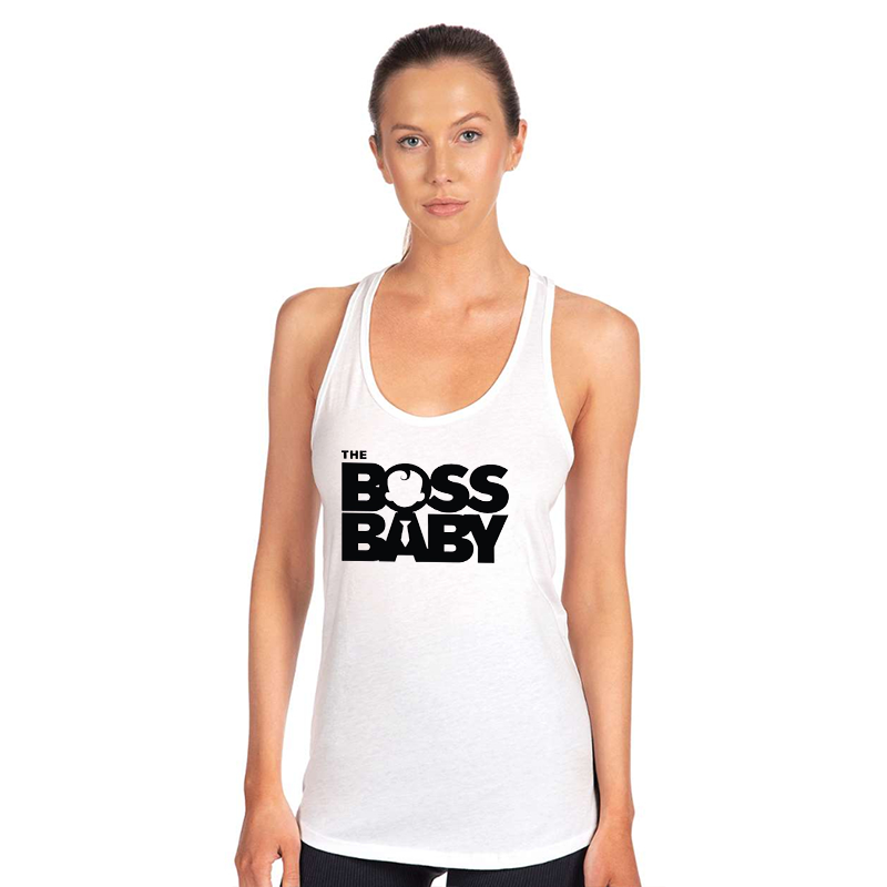 Women's Boss Baby  Next Level Ideal Racerback Tank
