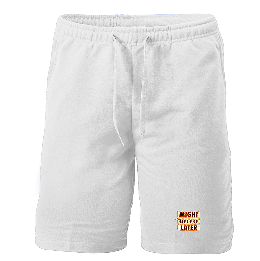 Men's Might Delete Later - J Cole Fleece Shorts