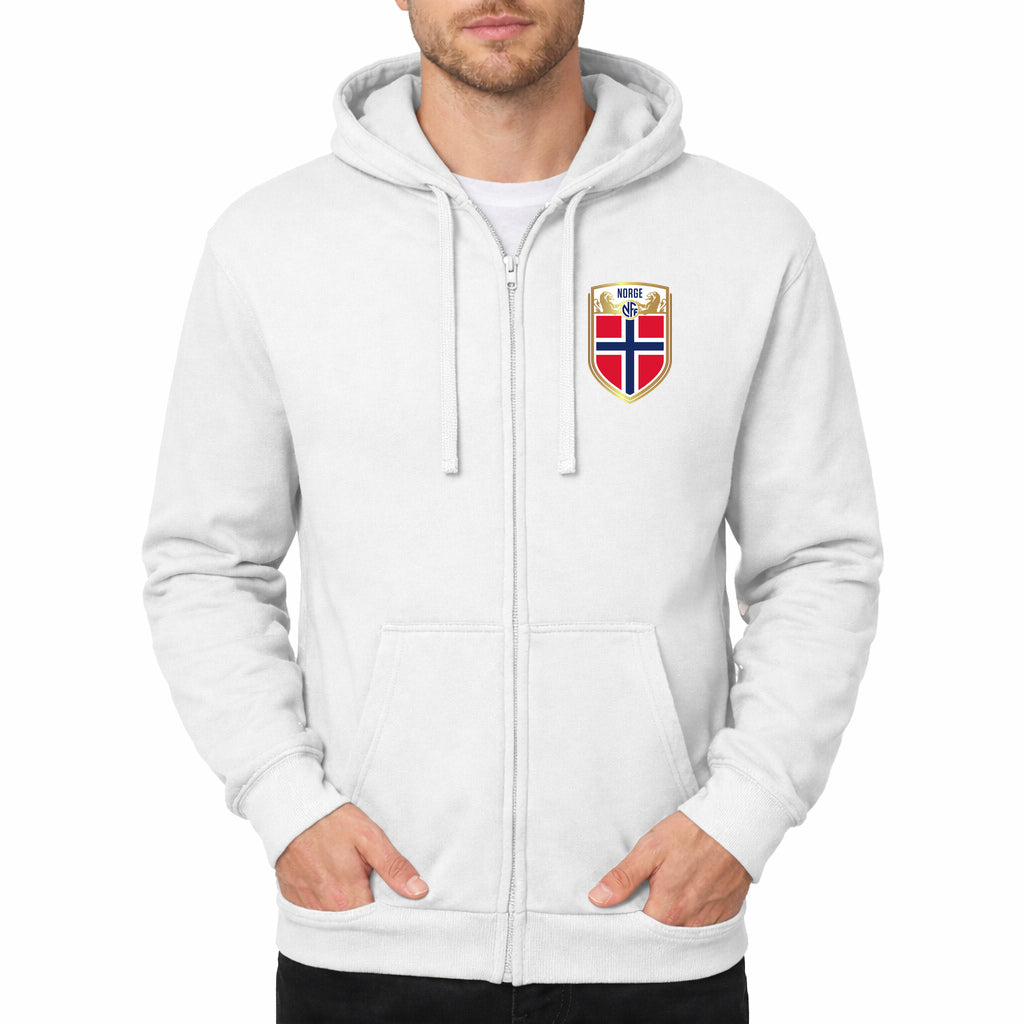 Men's Norway Soccer Zipper Hoodie
