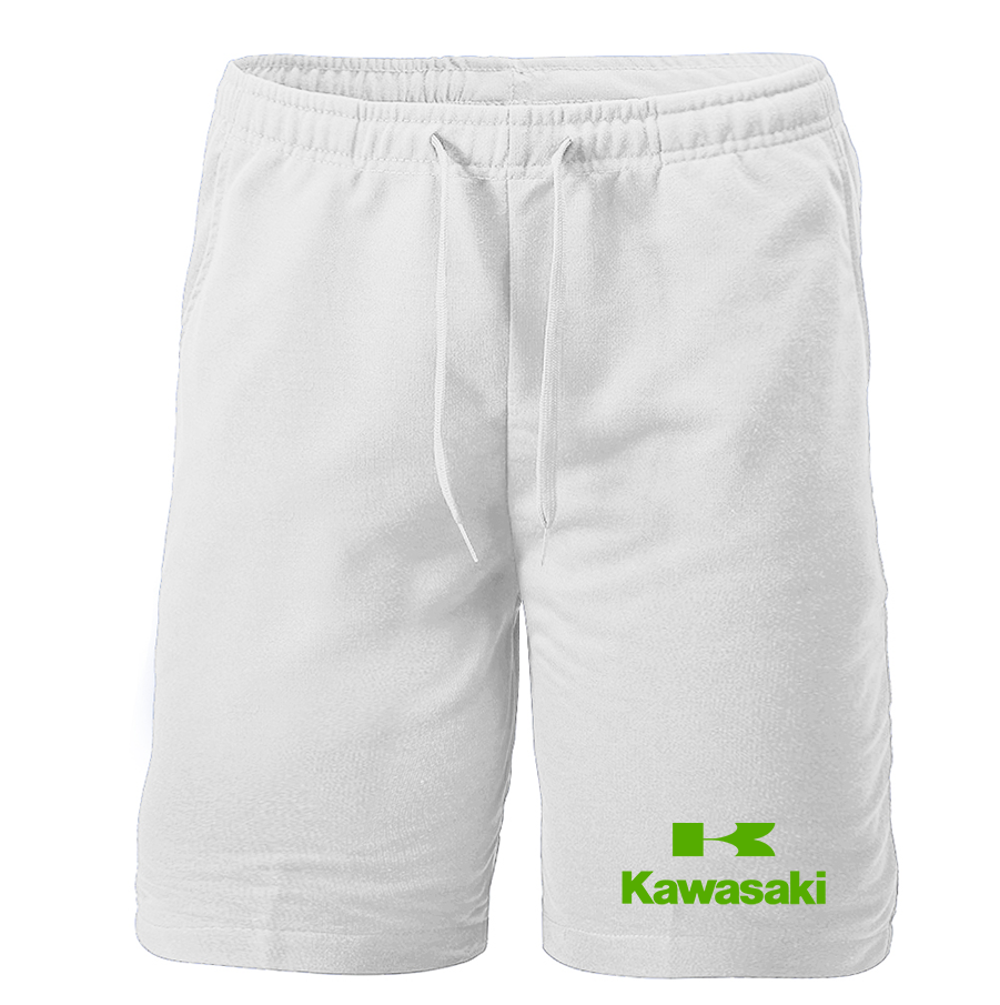 Men's Kawasaki Bike Motorcycle Fleece Shorts