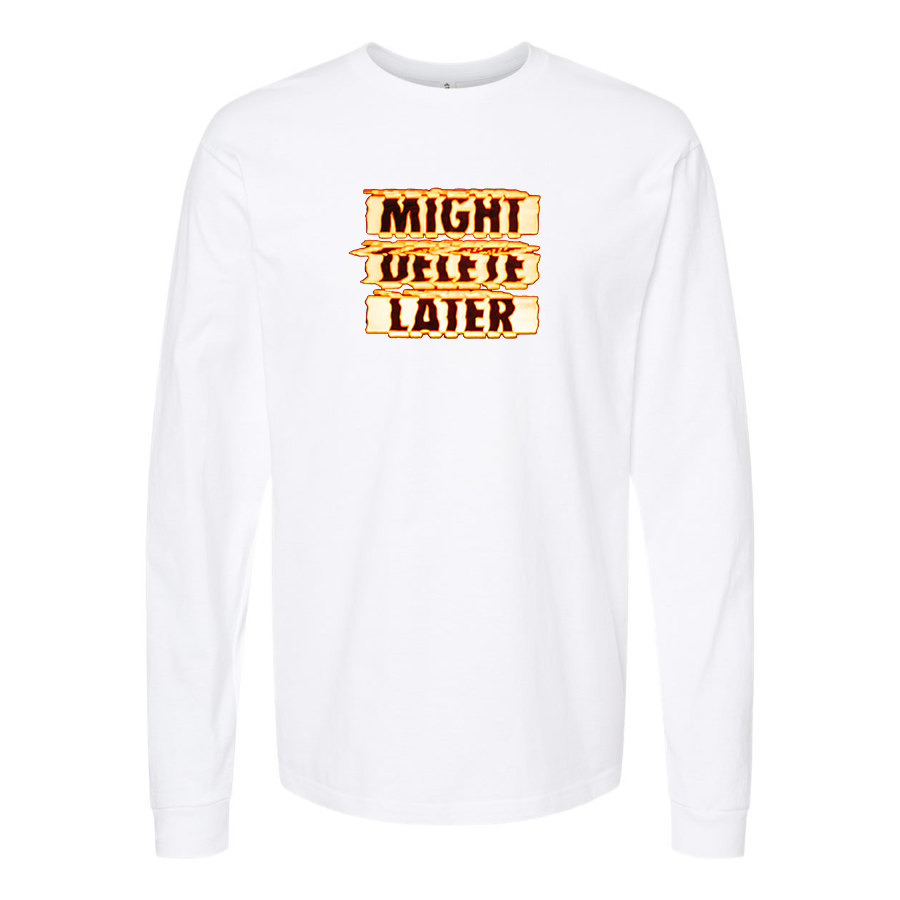 Men's Might Delete Later - J Cole Long sleeves T-Shirt