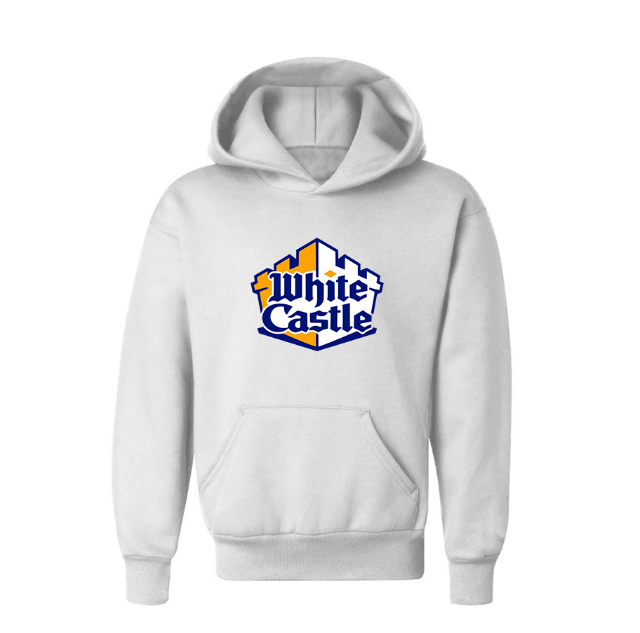 Youth's White Castle Pullover Hoodie