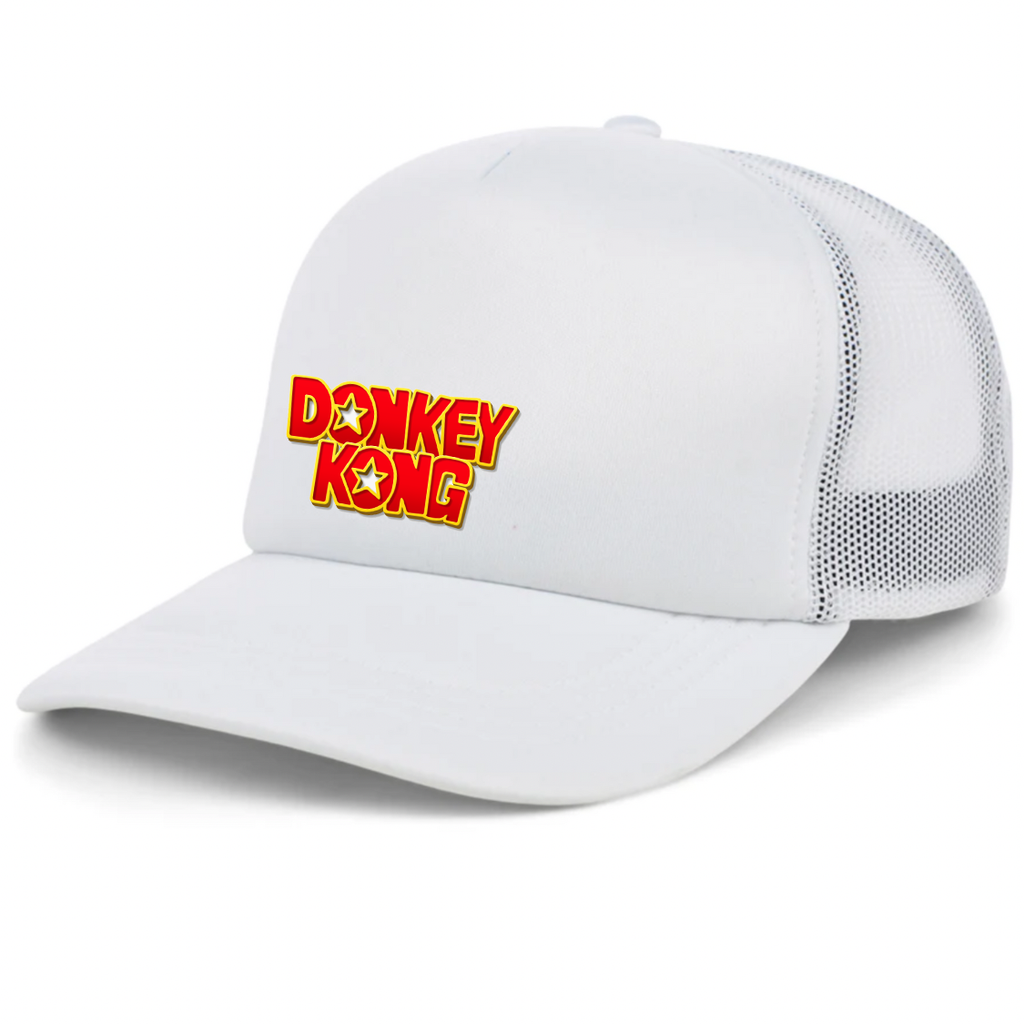 Donkey Kong Dad Trucker Hat – Embroidered Fan Hat | TeesCustomize