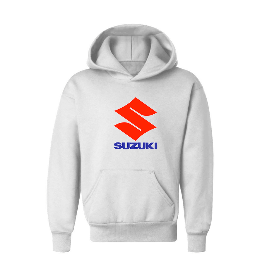 Youth's Suzuki Bike Motorcycle Pullover Hoodie