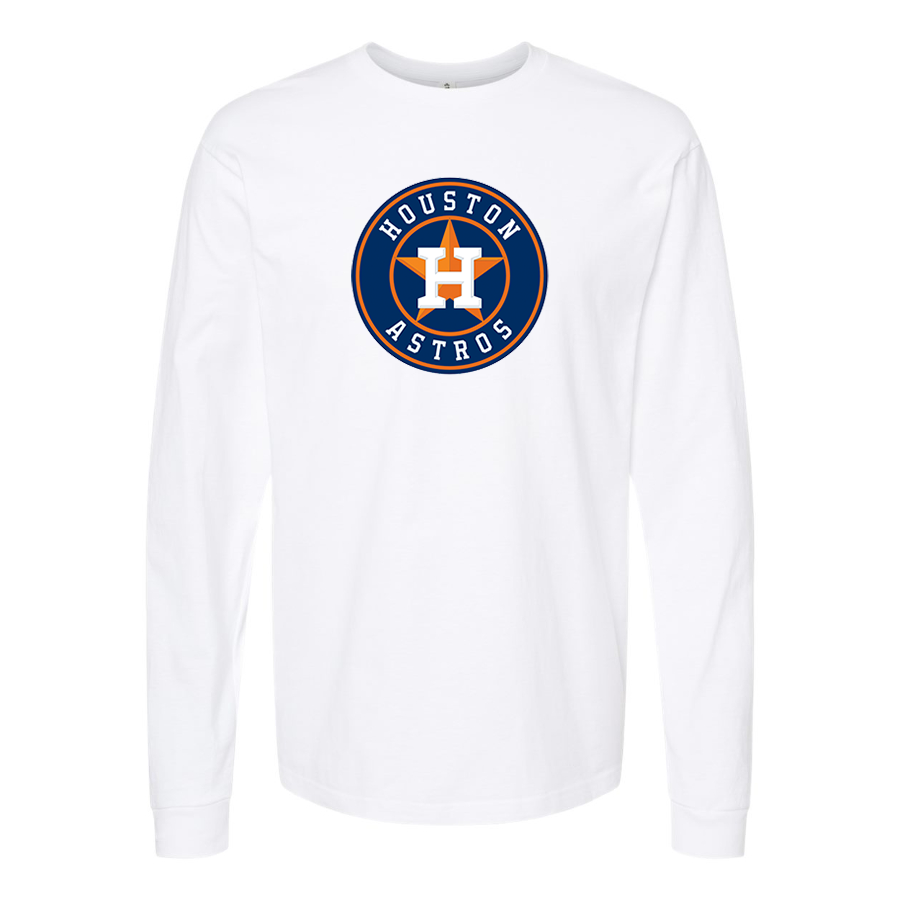 Men's Houston Astros  Long sleeves T-Shirt