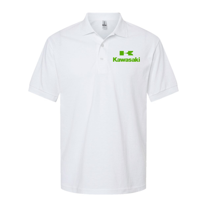 Men's Kawasaki Bike Motorcycle Dry Blend Polo