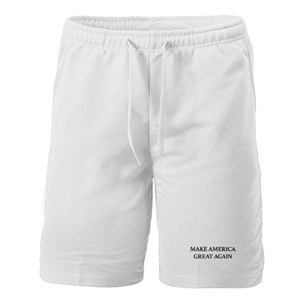 Men's Make America Great Again  Athletic Fleece Shorts