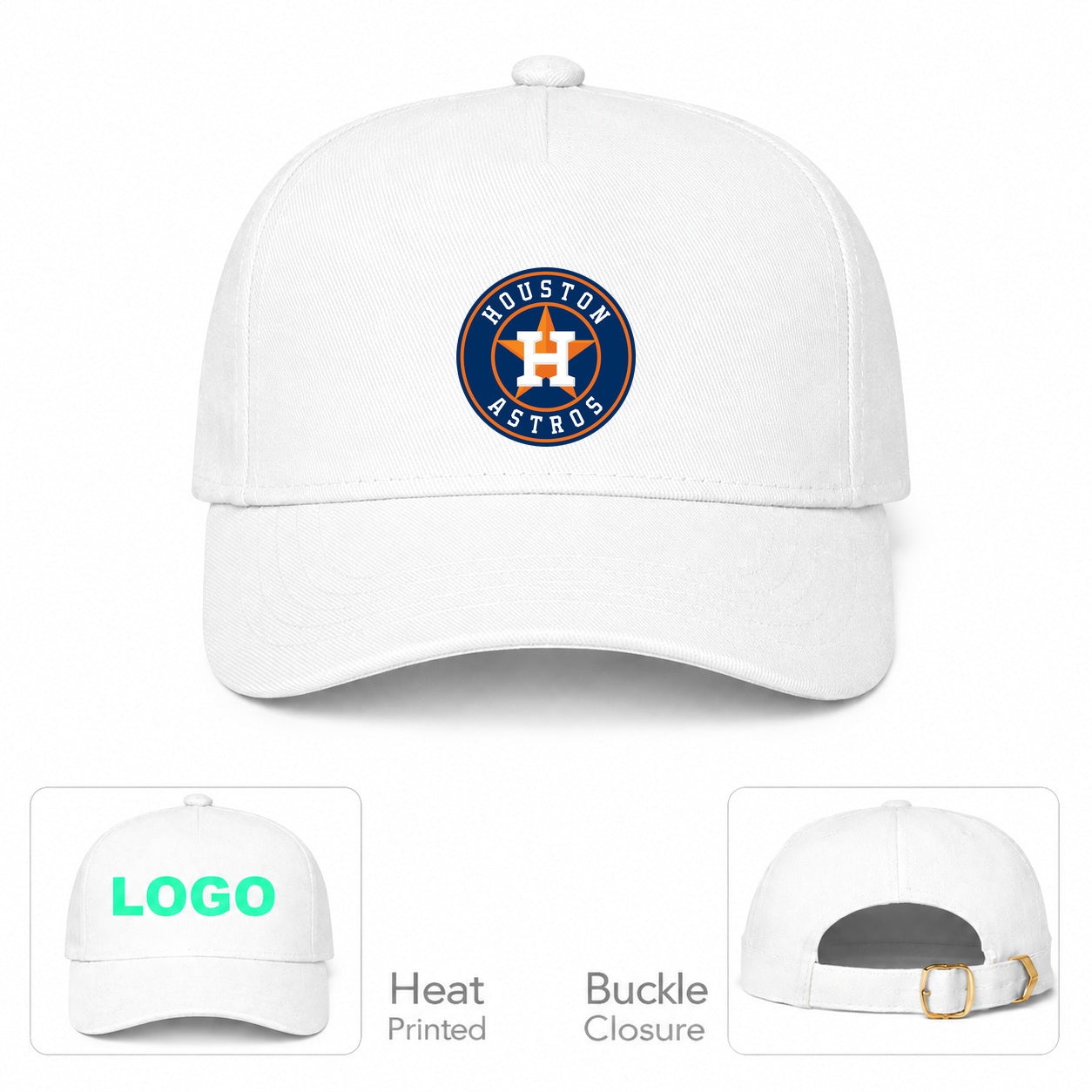 Houston Astros Dad Baseball Cap Hat