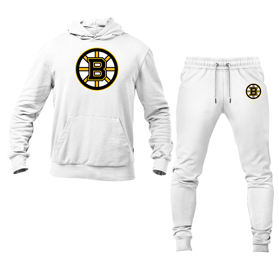 Men's NHL Boston Bruins Hoodie and Joggers Set