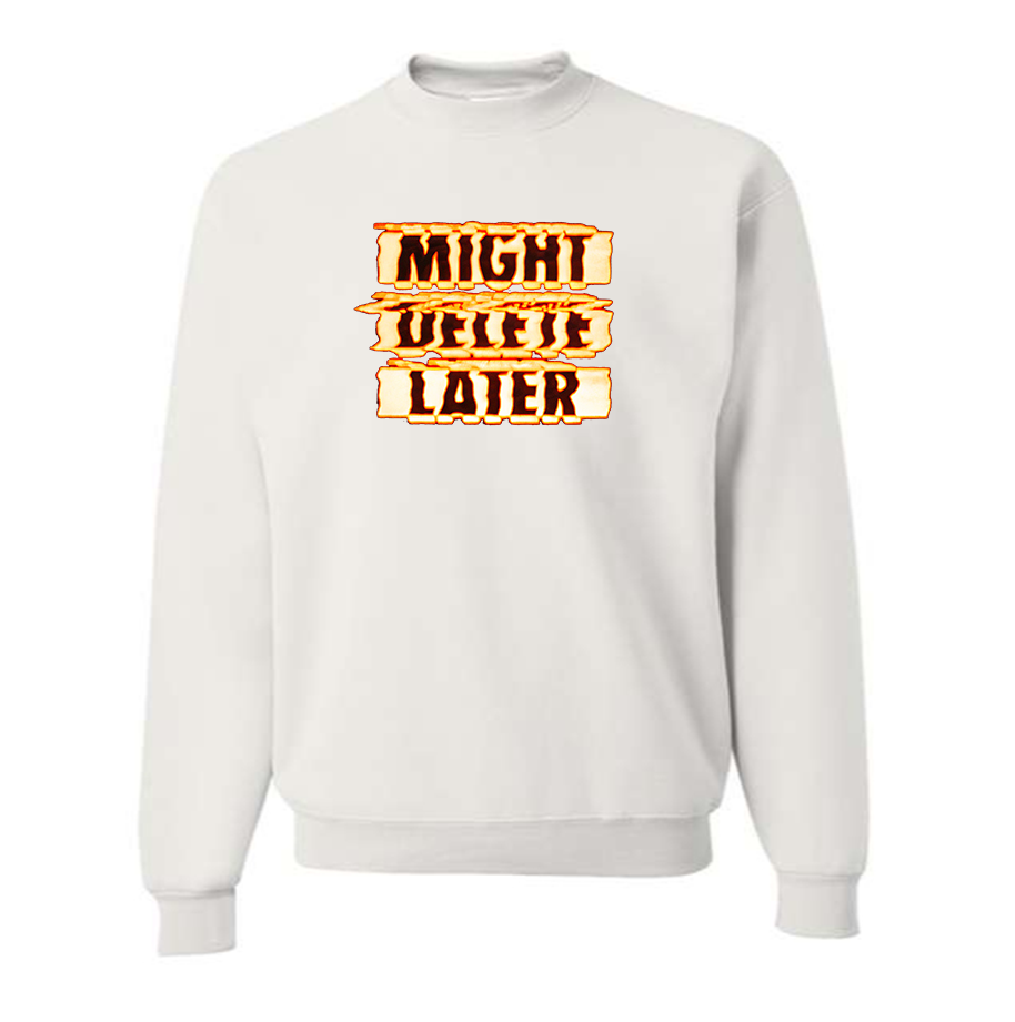 Men's Might Delete Later - J Cole Crewneck Sweatshirt