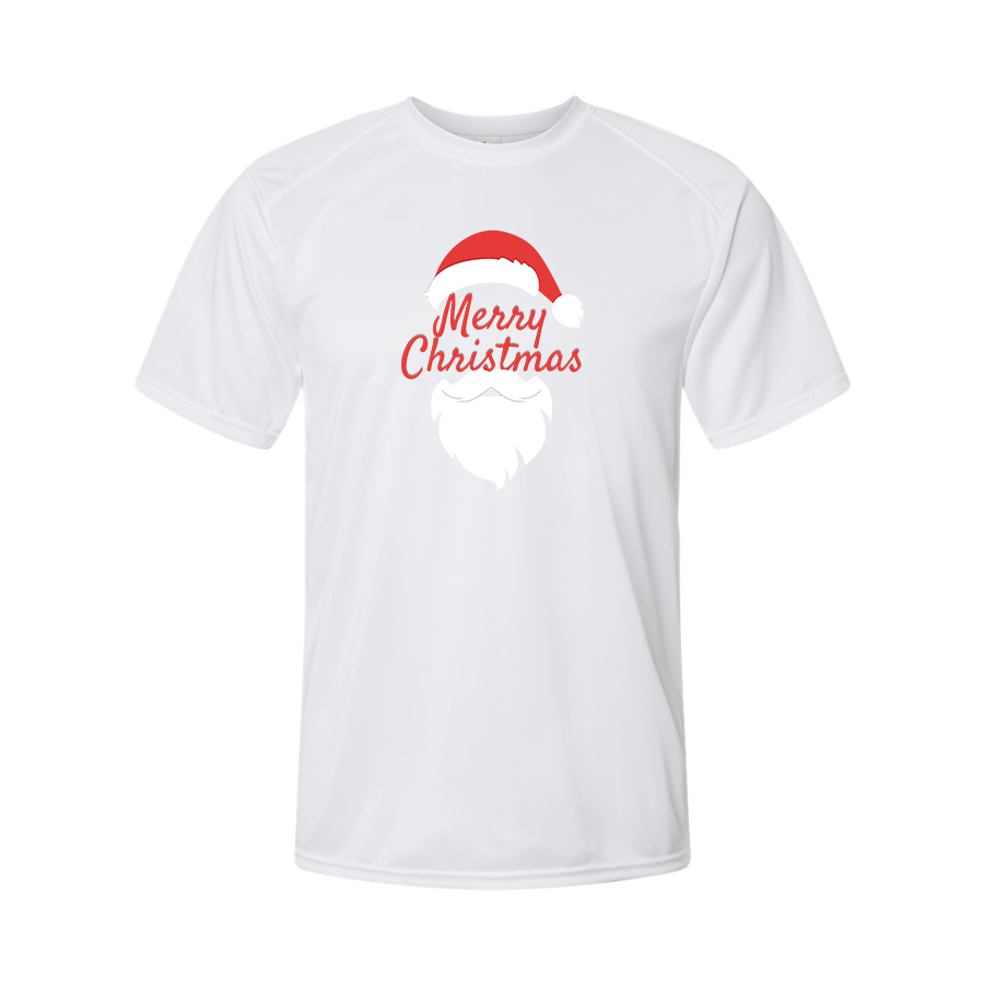 Men's Merry Christmas Santa Claus Performance T Shirt – Tee