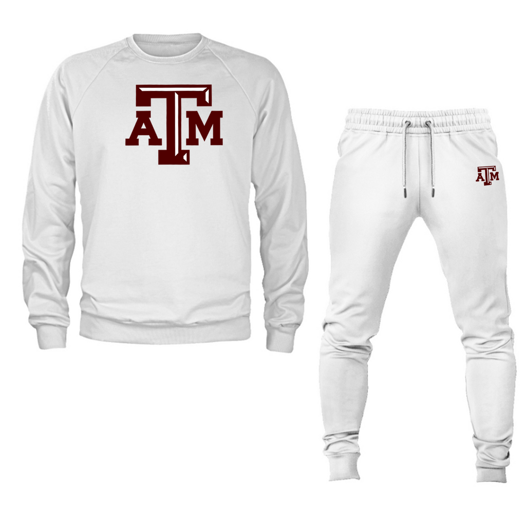 Unisex Texas A&M Aggies Crewneck Sweatshirt Joggers Suit