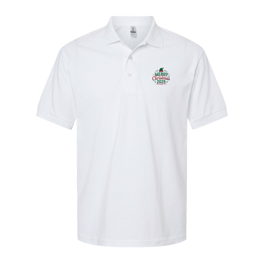 Men's Merry Christmas 2025 Dry Blend Polo