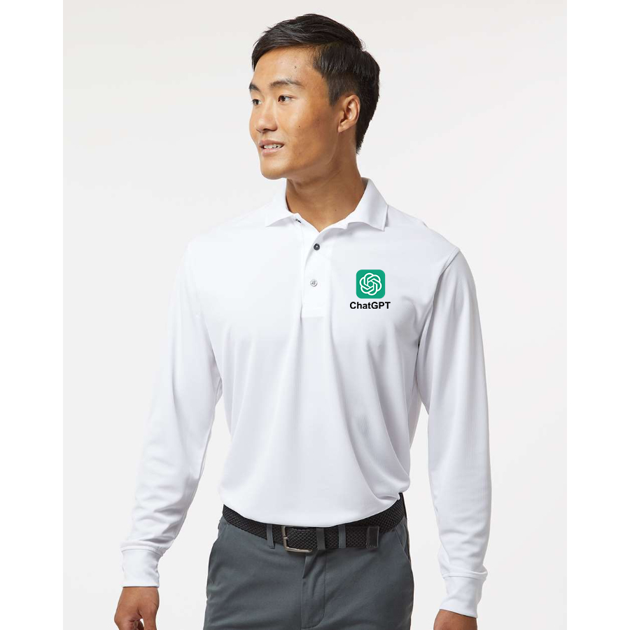 Men's ChatGPT Paragon Prescott Long Sleeve Polo