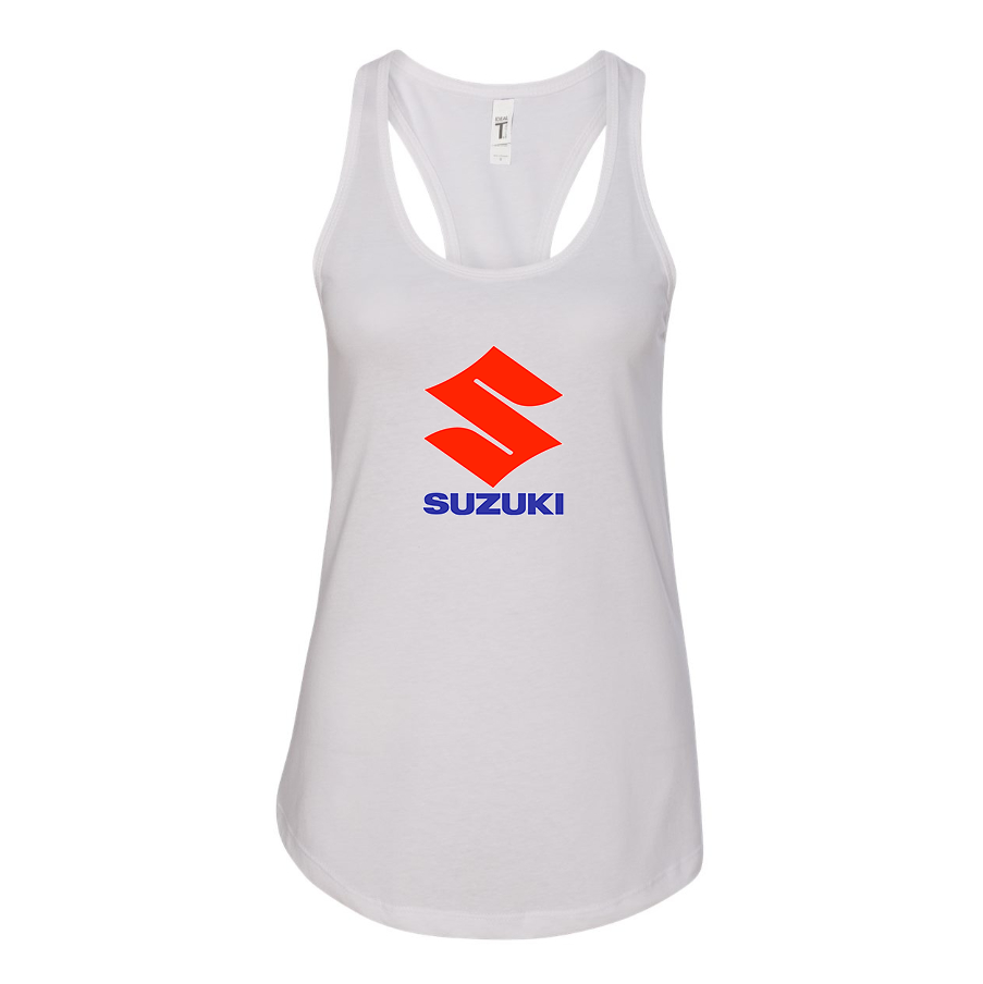 Women's Suzuki Bike Motorcycle Racerback Tank Top