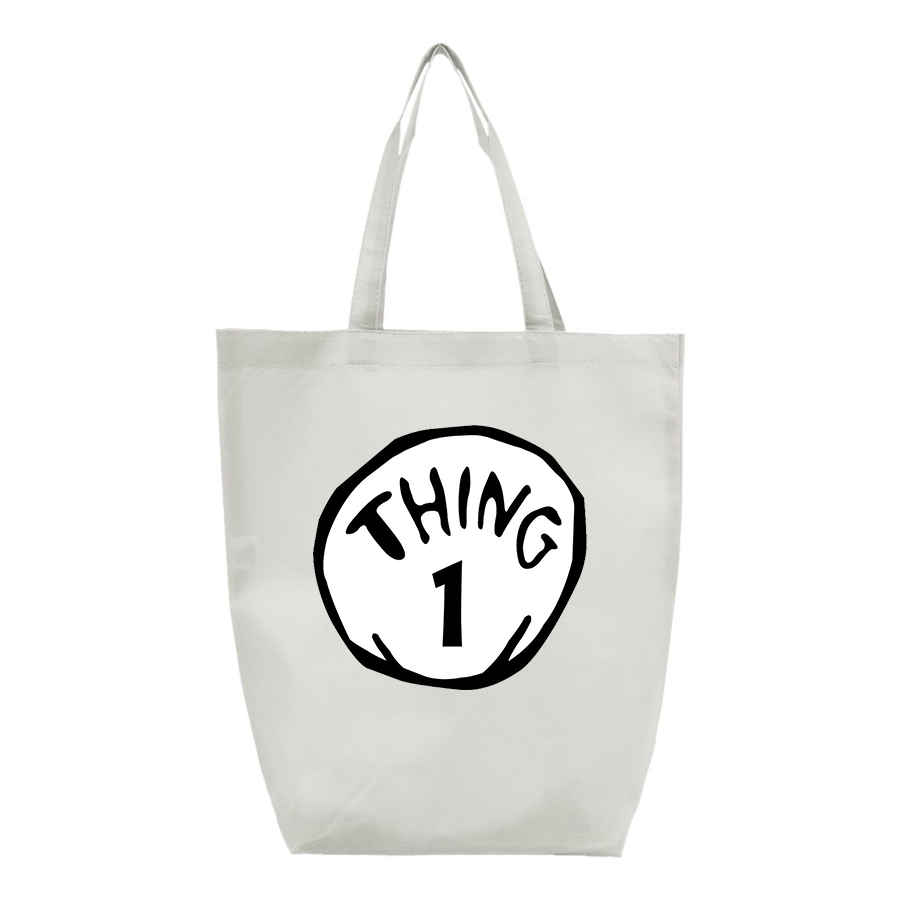 Dr. Suess Thing 1 Q-Tees Non-Woven Gusset Bottom Tote