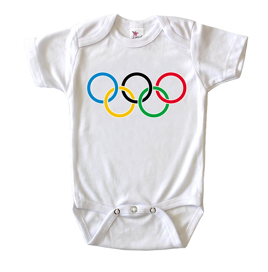Olympics Rings Baby Romper Onesie